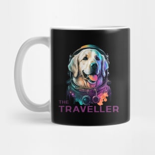 Golden retriever space traveller Mug